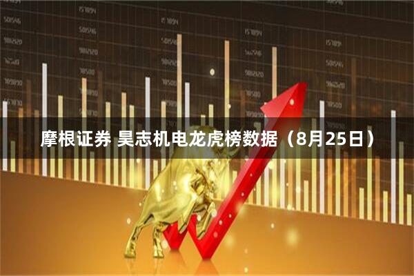 摩根证券 昊志机电龙虎榜数据(8月25日)